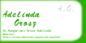 adelinda orosz business card